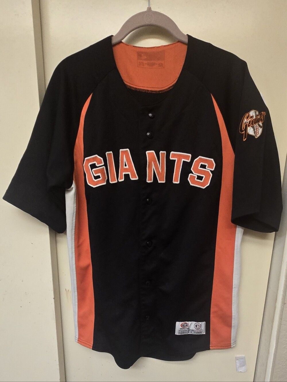 Giants Black & Orange Team Baseball Jersey